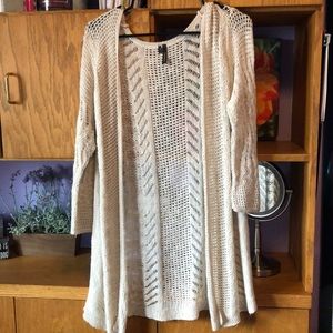 Tan cardigan